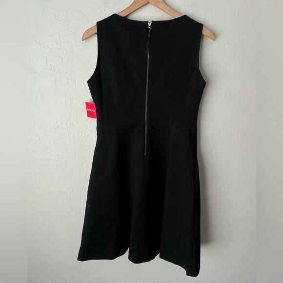 Spanx fit & flare dress with pockets black medium New - Picture 6 of 11